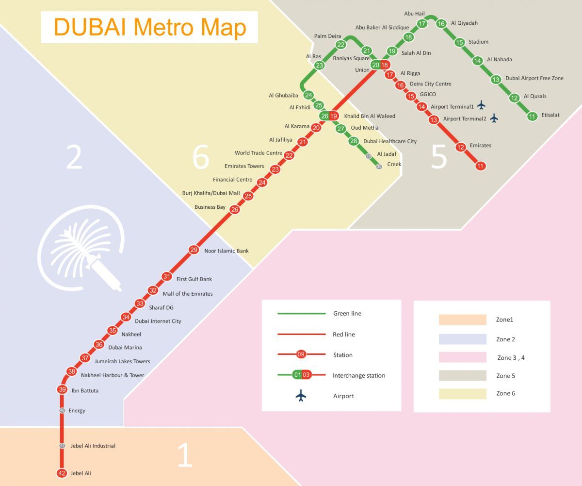 Plan Metro De Dubai 1200x1001 
